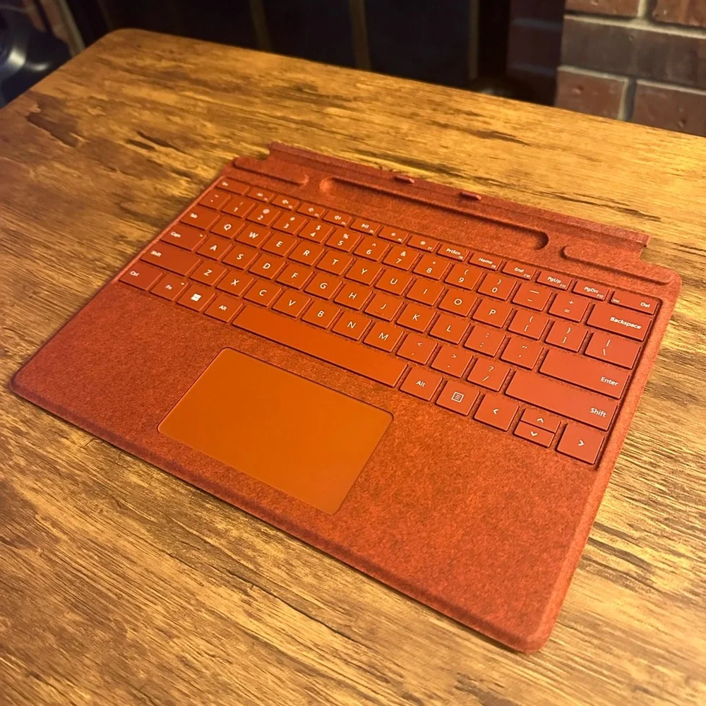 WOW POSHMARK - Authentic Microsoft Surface Pro Signature Keyboard in Poppy Red
